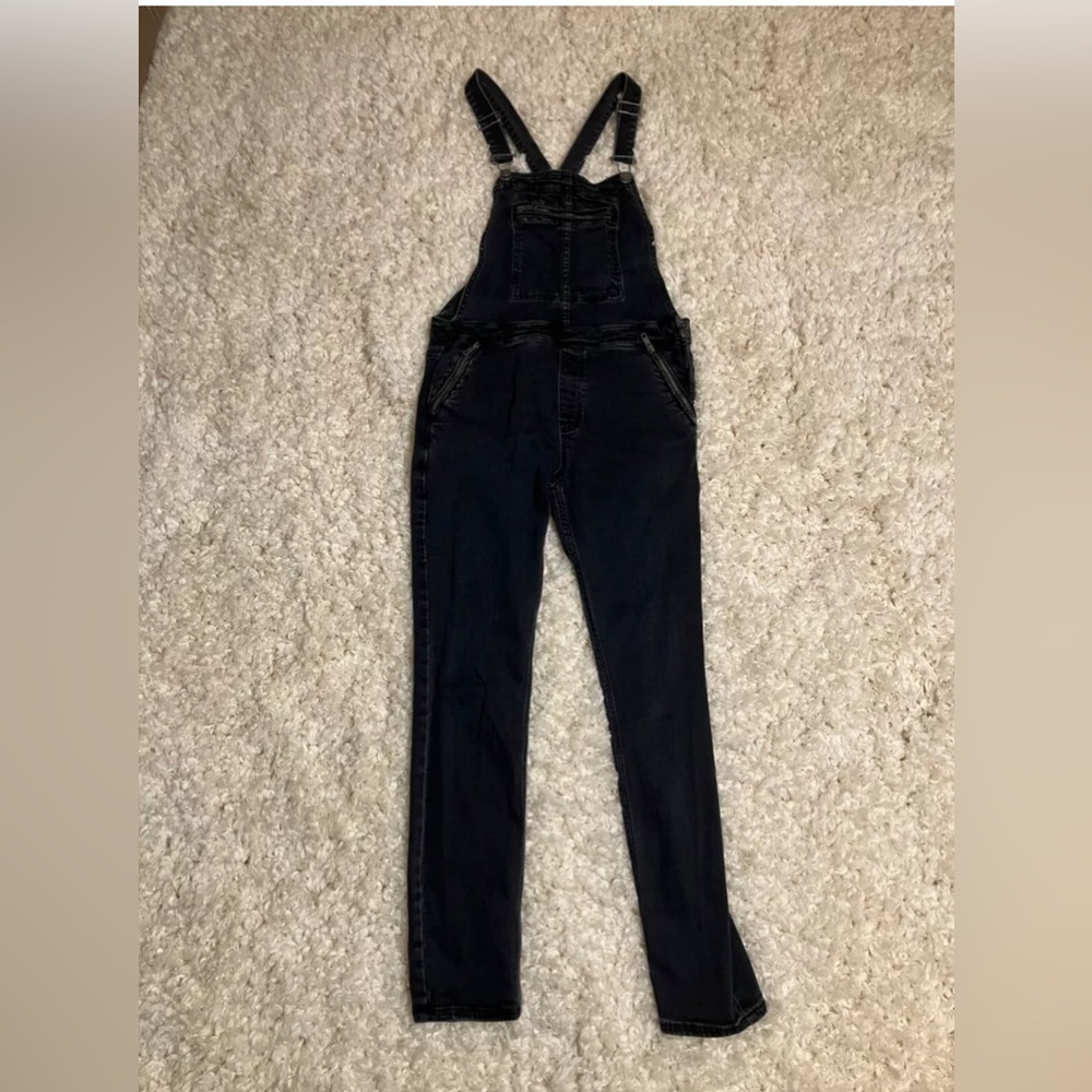 Free People Overalls Womens 28 Black Denim